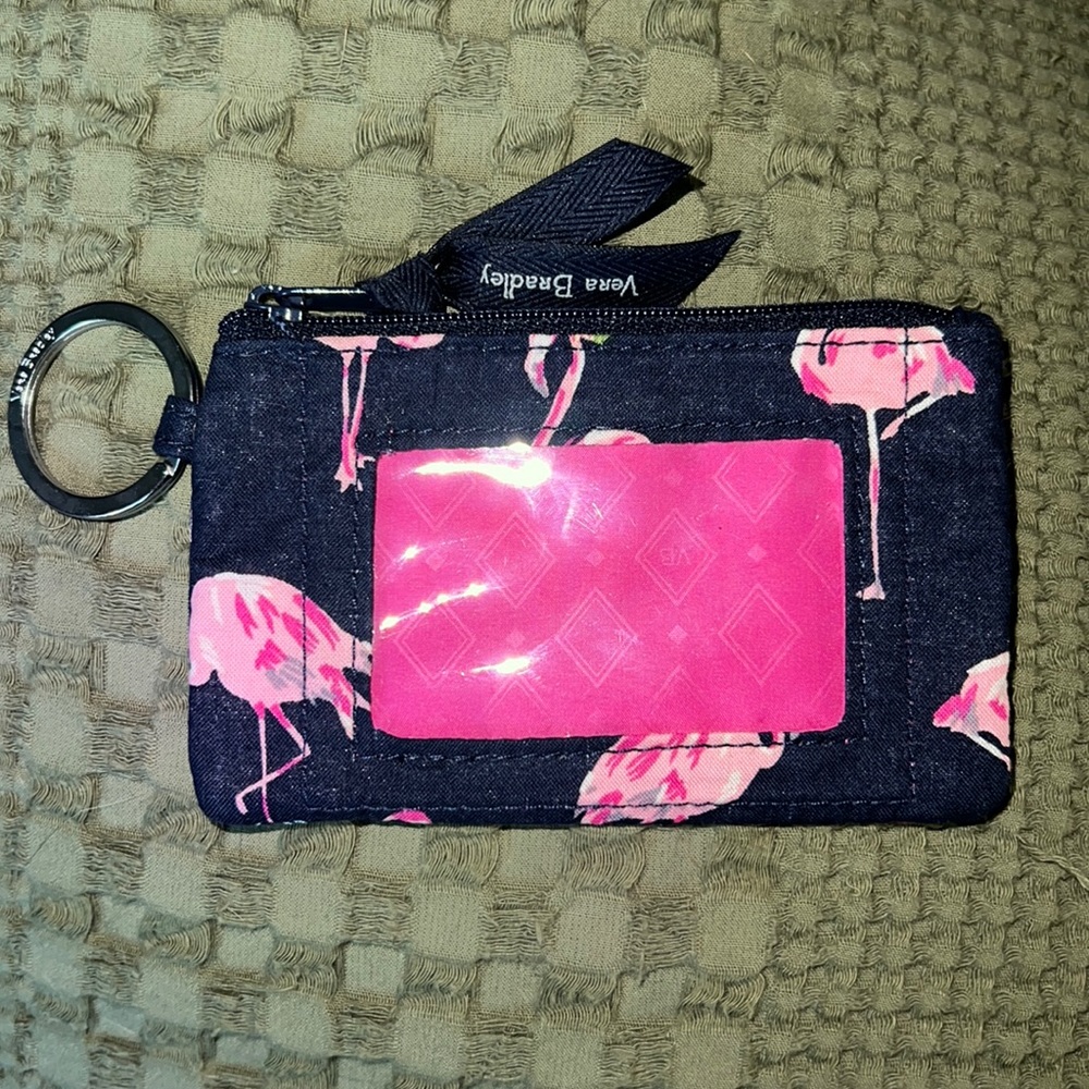 Vera Bradley zip & ID key case